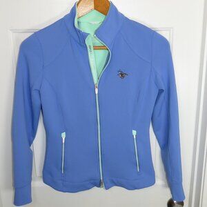 Zero Restriction Ladies Small Mikaela Full Zip Jacket Golf Sleepy Hollow Logo